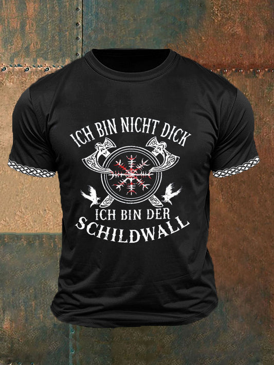 Men's Viking Inspired Print Short Sleeve T-Shirt