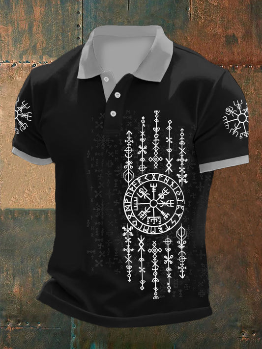 Men's Wolf Mask Odin Rune tops