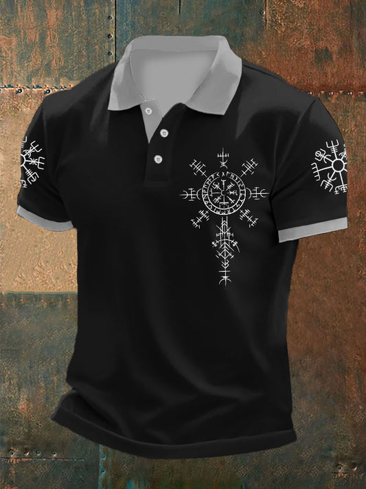 Men's Wolf Mask Odin Rune tops