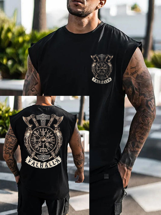 Men's Viking Print Vest Top