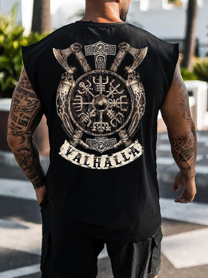 Men's Viking Print Vest Top