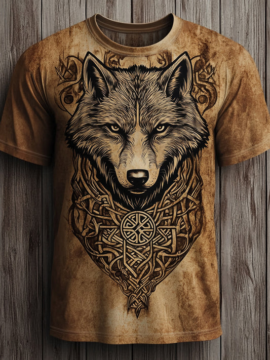 Men's Viking Wolf Totem T-shirt