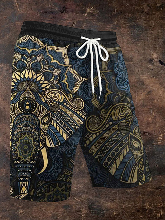 Men's Viking Print Shorts
