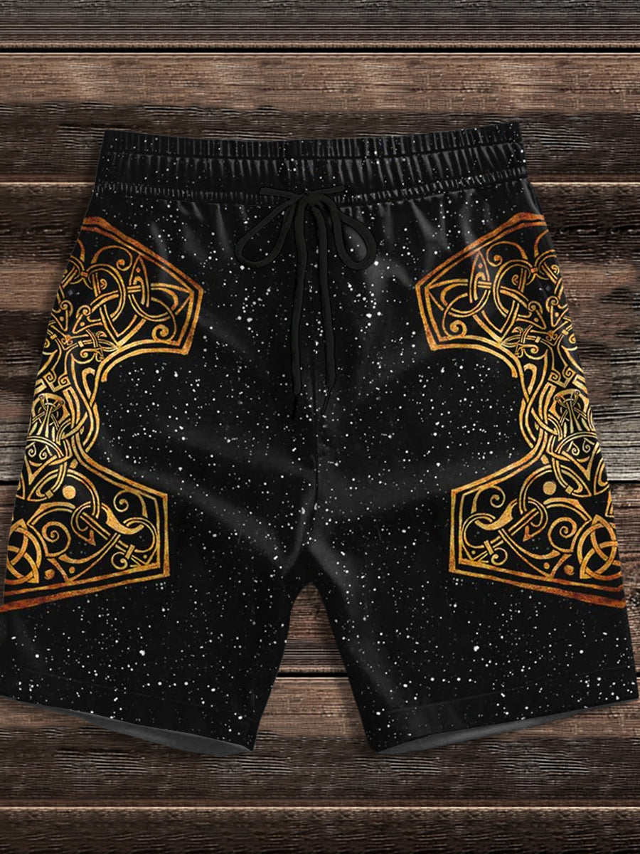 Men's Viking Print shorts