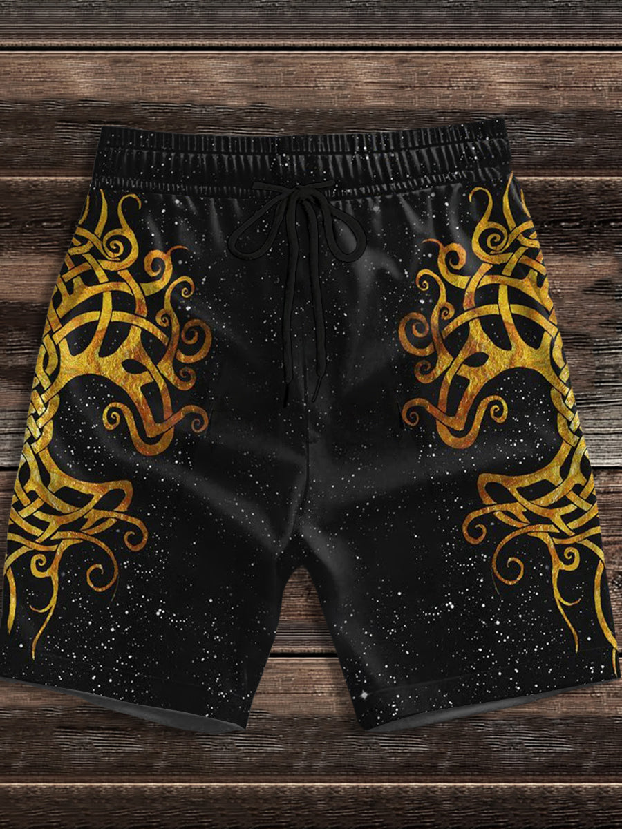 Men's Viking Print shorts