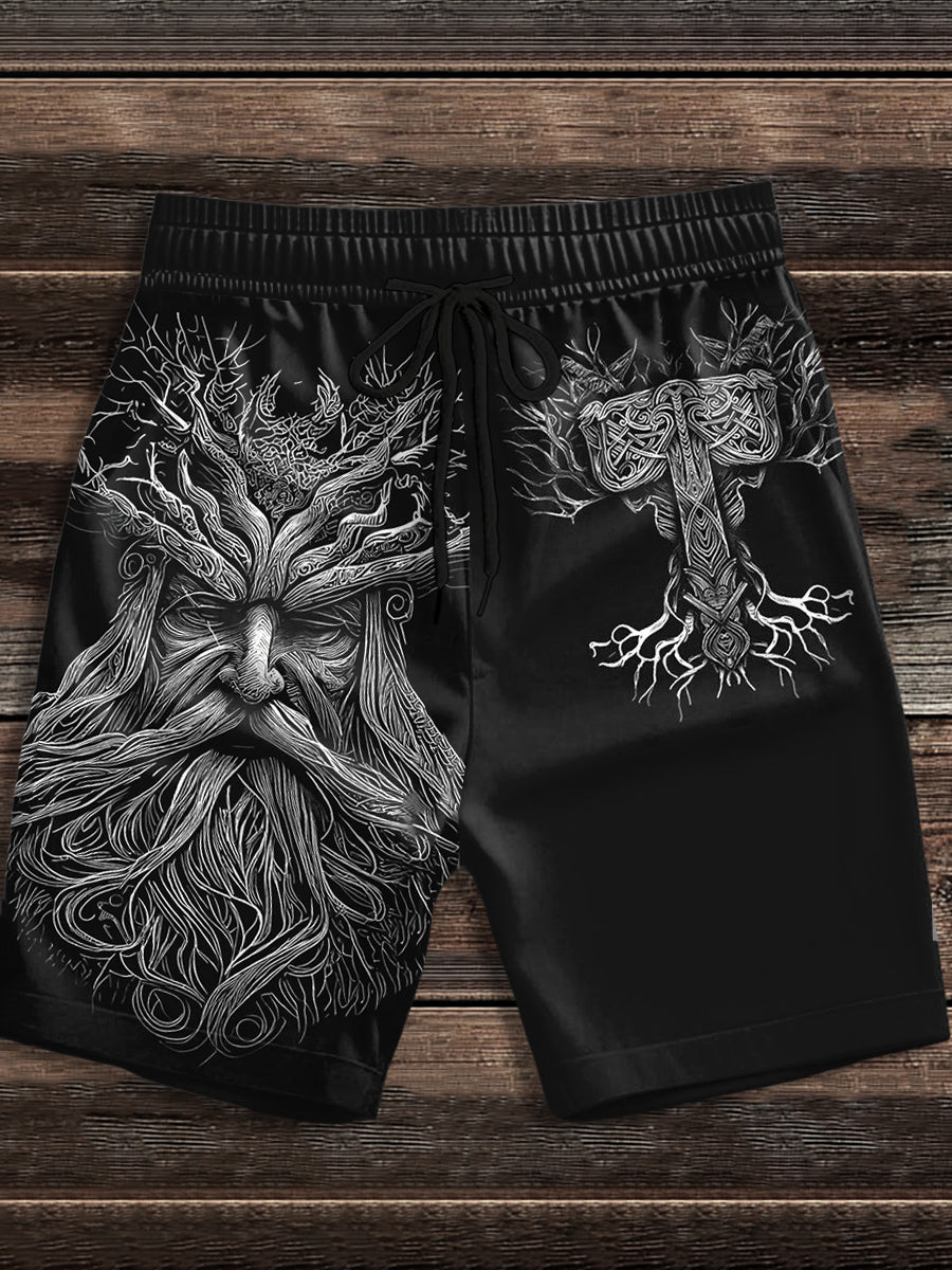 Men's Viking Print shorts