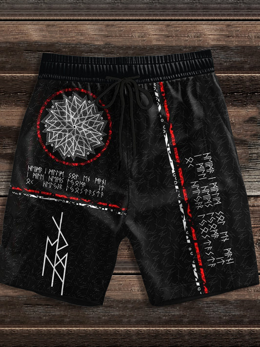 Men's Viking Print shorts