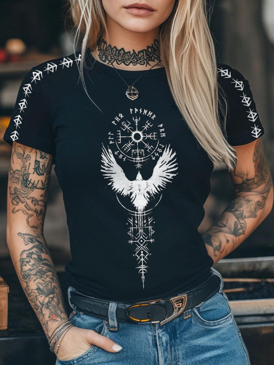 Women's Viking inspired Print T-shirt