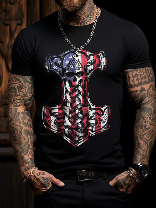 Men's Viking Hammer Short-sleeved T-shirt