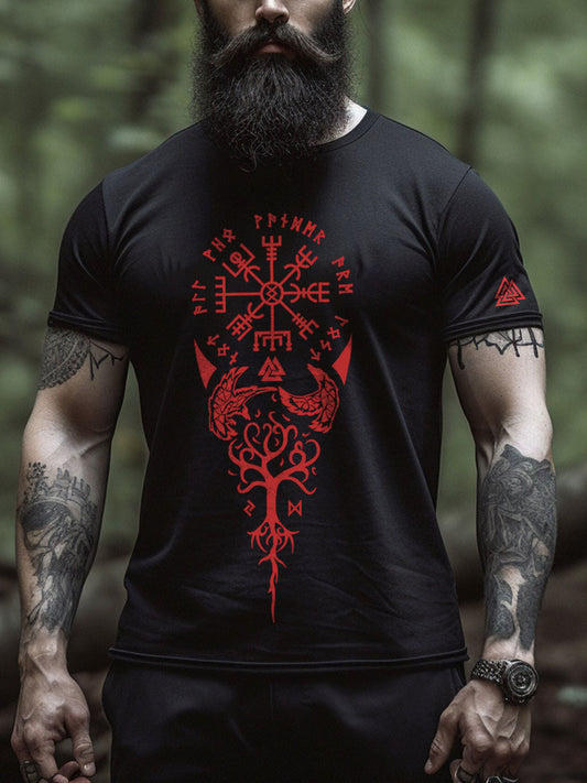 Men's Viking Inspired Print T-Shirt