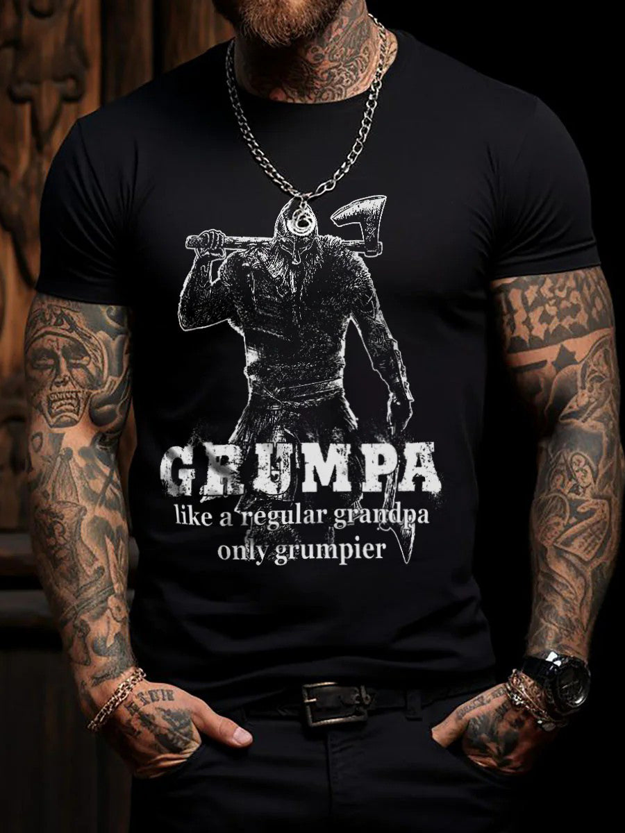 Men's Viking Grumpa Short-sleeved T-shirt