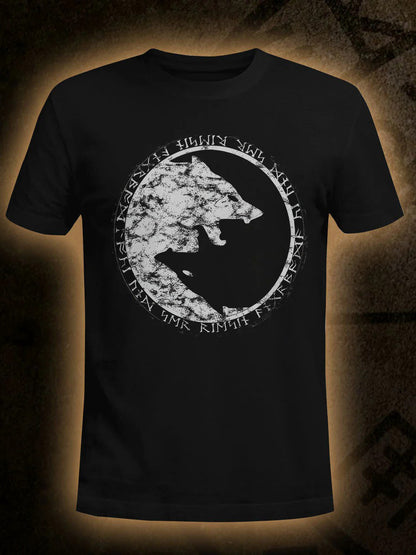 Men's Wolf Viking Short-sleeved T-shirt