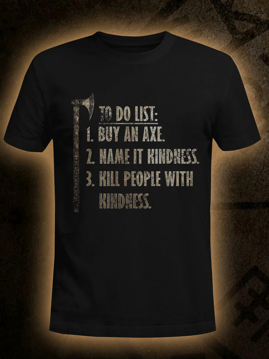 Men's Viking To Do List Short-sleeved T-shirt