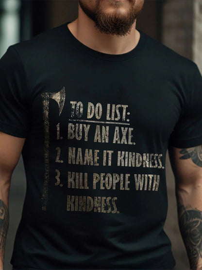 Men's Viking To Do List Short-sleeved T-shirt
