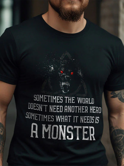 Men's Viking A Monster Short-sleeved T-shirt