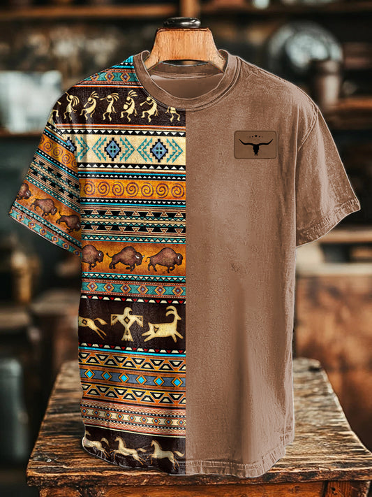 Unisex western style T-shirt