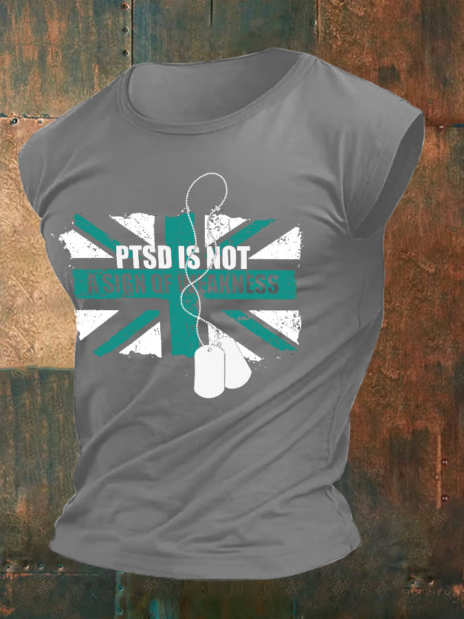 Men's PTSD Awareness Veteran Printed Vest