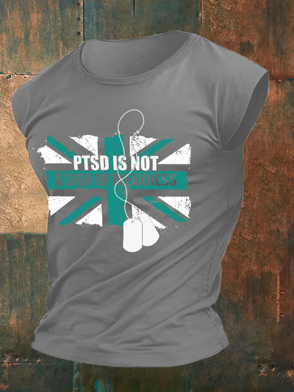 Men's PTSD Awareness Veteran Printed Vest