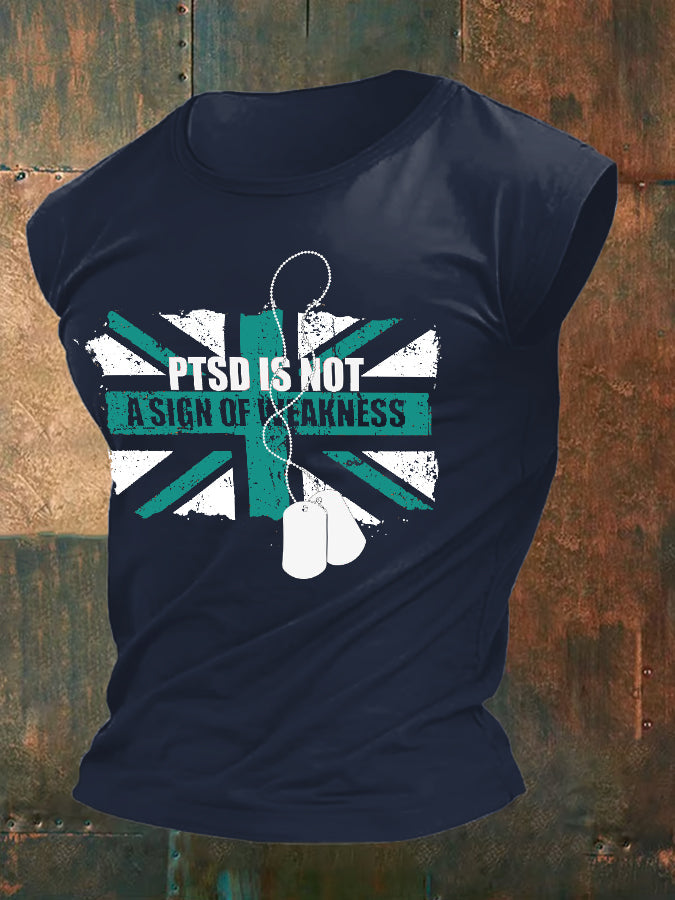 Men's PTSD Awareness Veteran Printed Vest