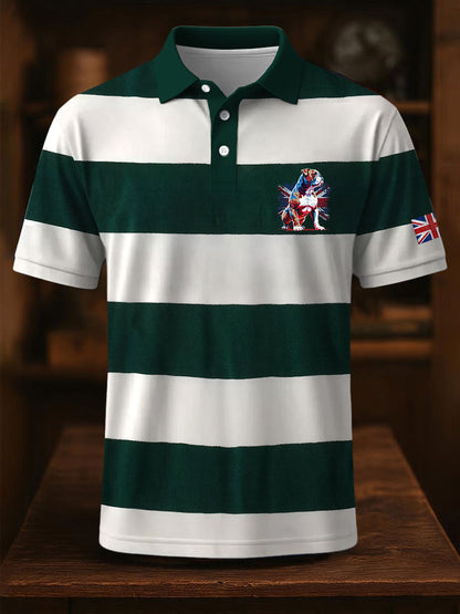 Men's Vintage England Flag Casual Shirt