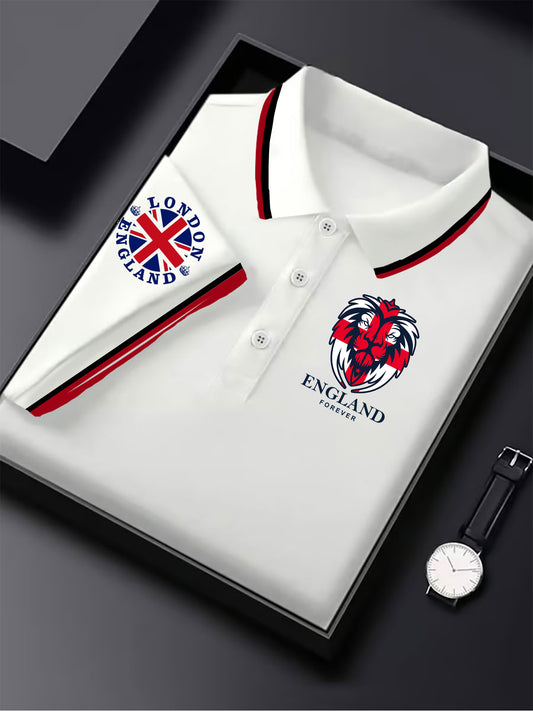British business men's short sleeve shirt