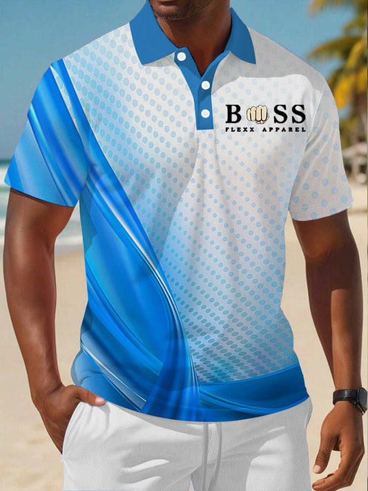 Men's Casual Business Short Sleeve Shirt