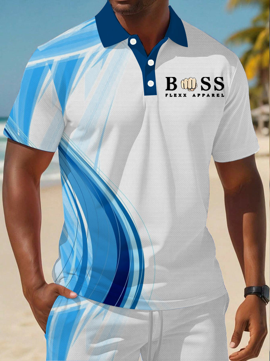 Men's Casual Business Short Sleeve Shirt