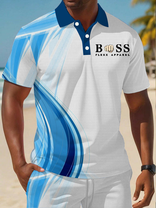 Men's Casual Business Short Sleeve Shirt