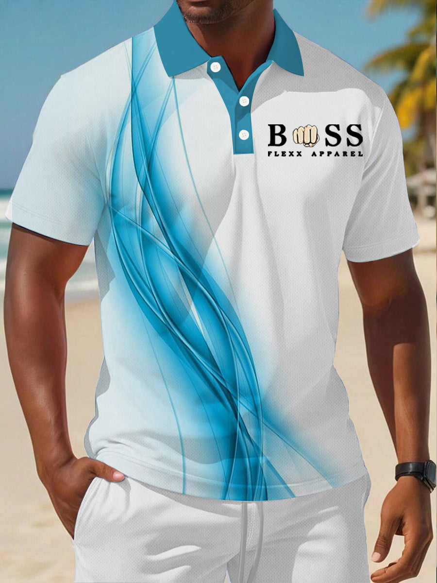Men's Casual Business Short Sleeve Shirt
