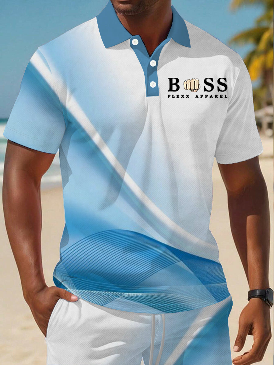 Men's Casual Business Short Sleeve Shirt