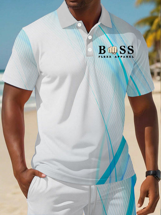 Men's Casual Business Short Sleeve Shirt