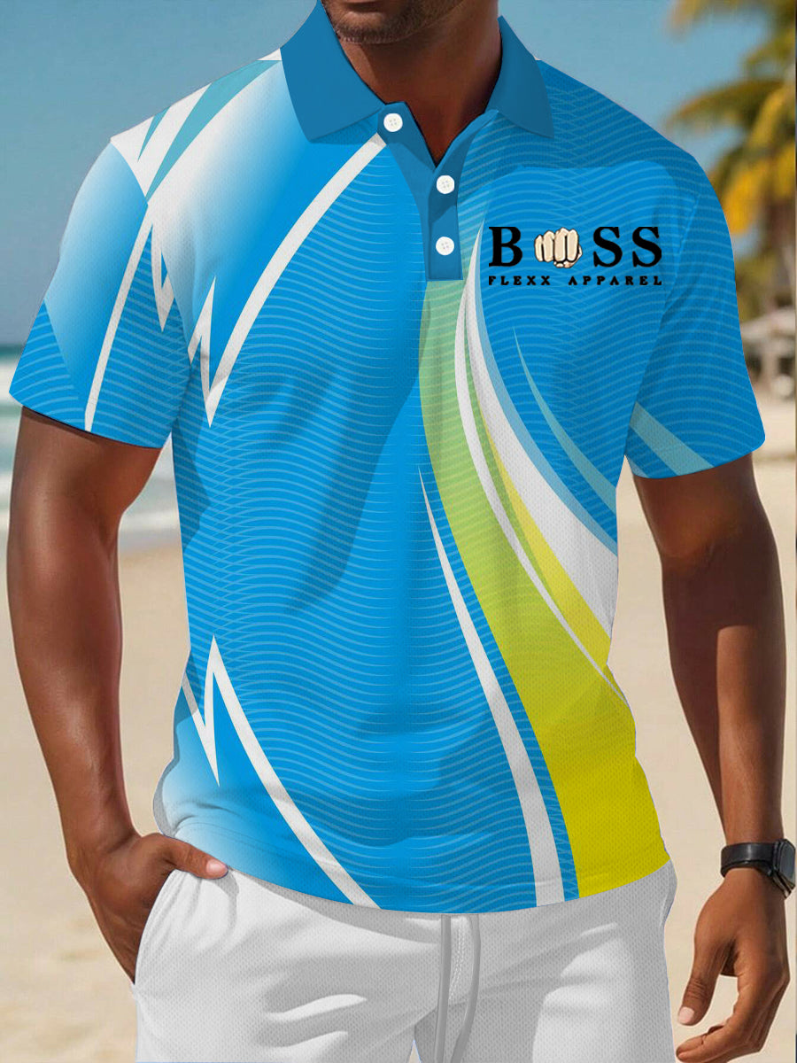Men's Casual Business Short Sleeve Shirt