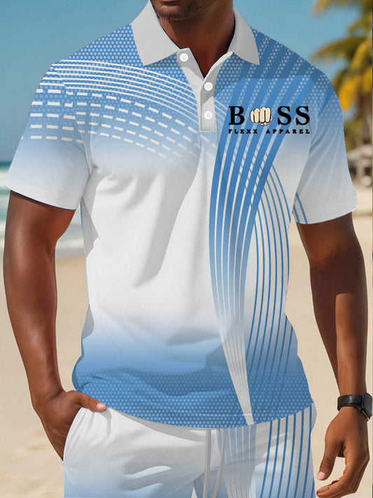 Men's Casual Business Short Sleeve Shirt