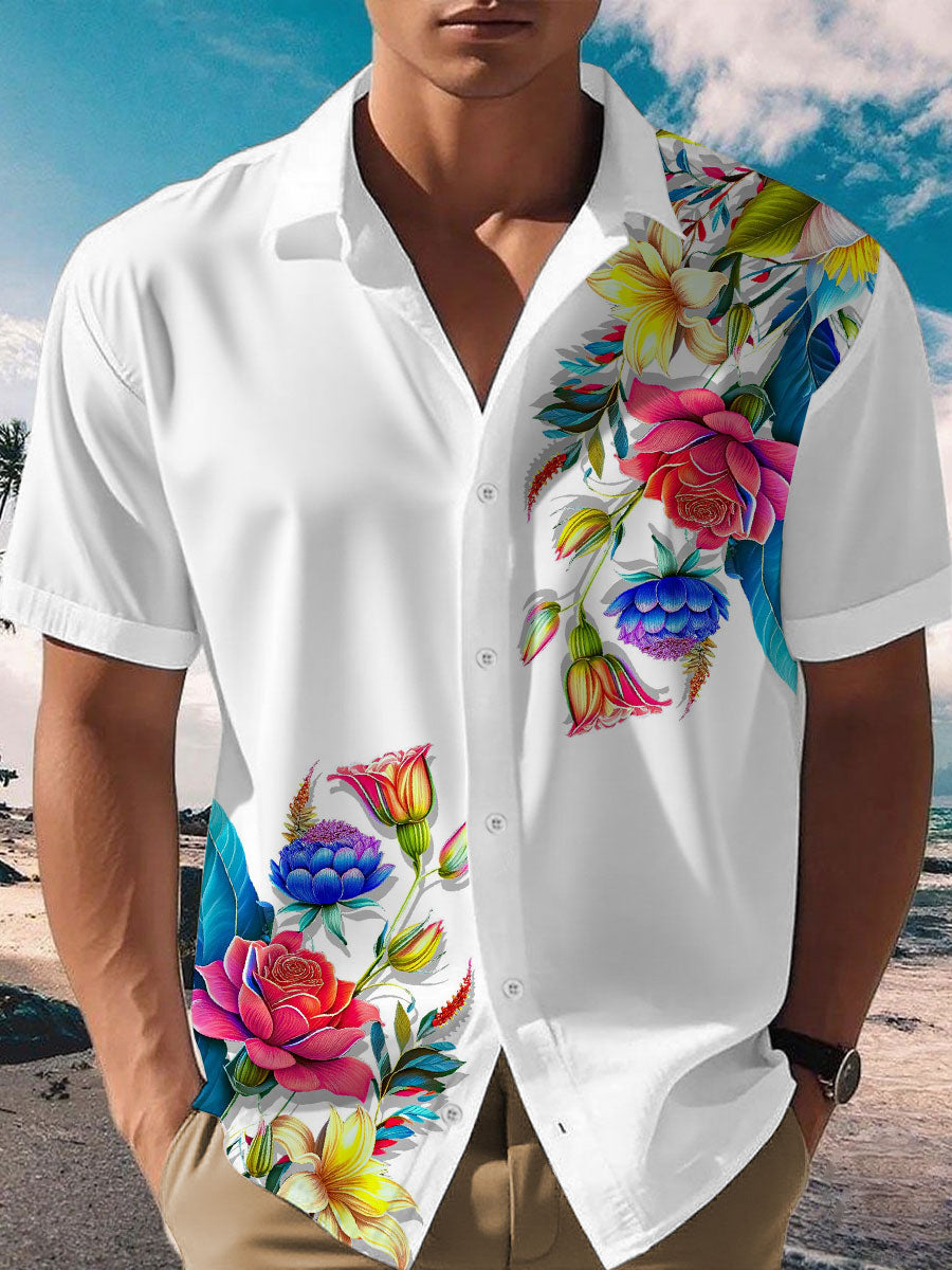 Men's Floral Casual Shirt