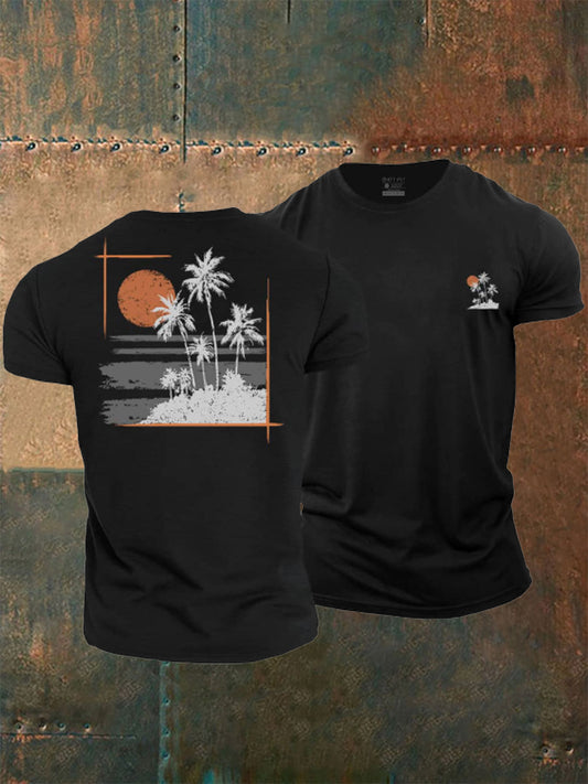 Men's Seaside Sunshine Cotton T-Shirt