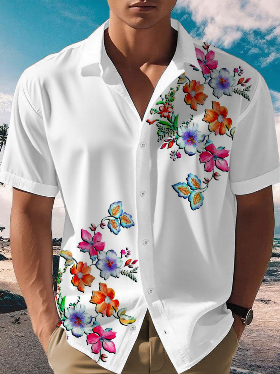 Men's Floral Casual Shirt