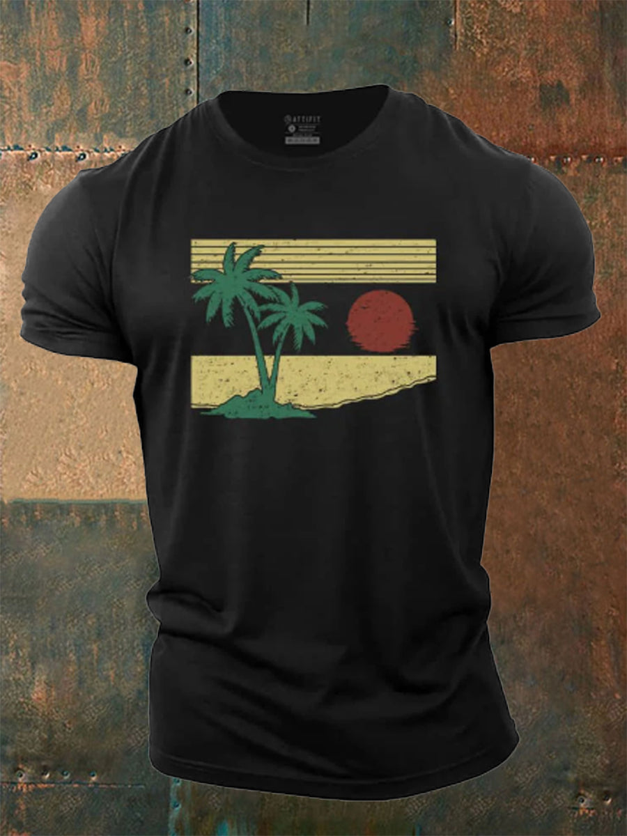 Men's Coast Sunrise Cotton T-Shirt