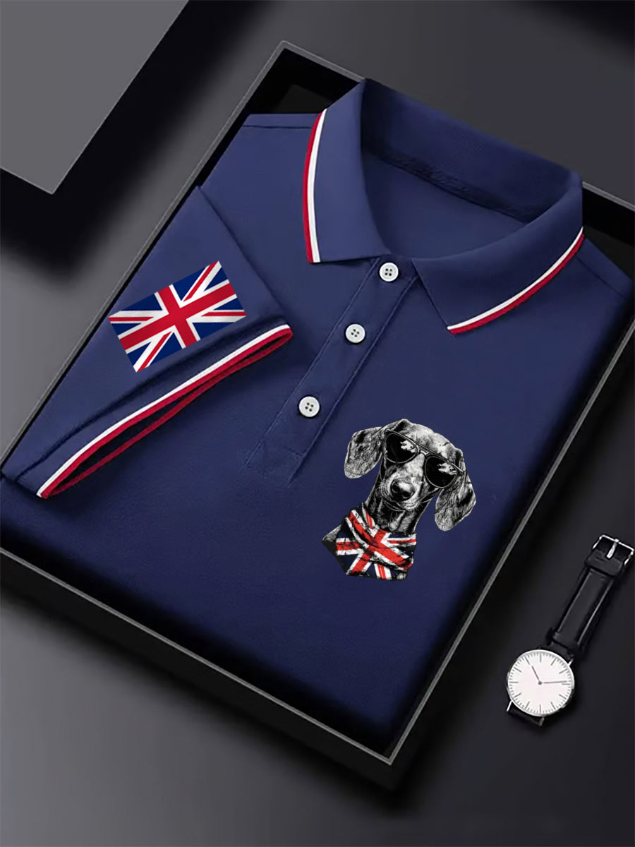 Men's Business Style Badge Top