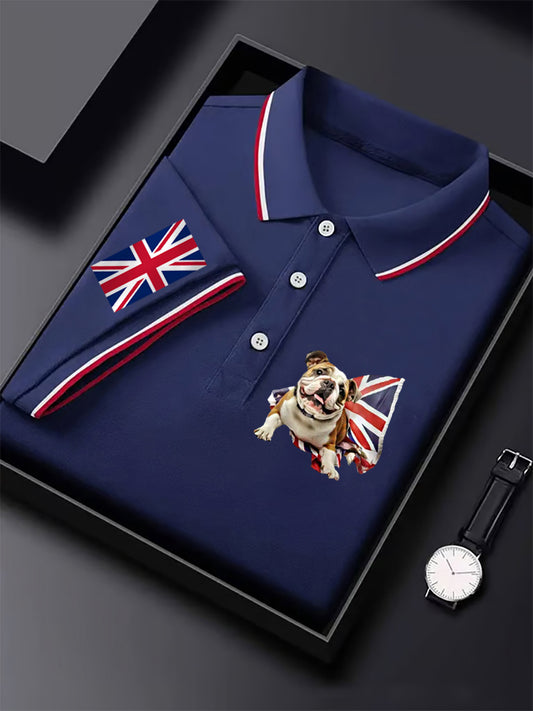 Men's Business Style Badge Top