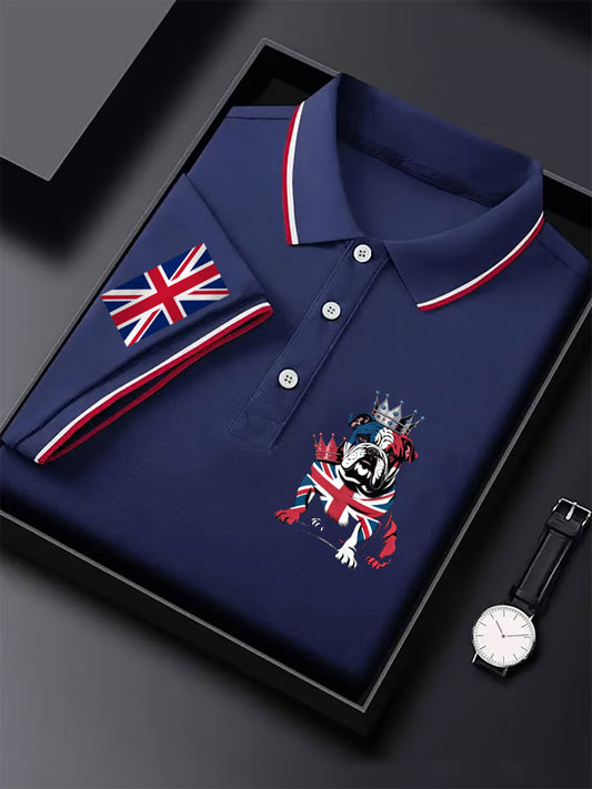 Men's Business Style Badge Top
