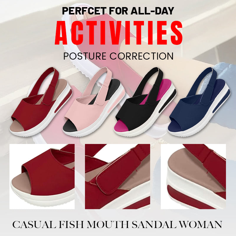 Casual Fish Mouth Sandal Woman-2