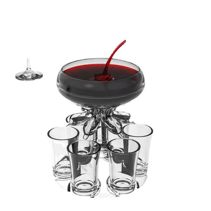Elegant Acrylic Wine Dispenser for Party