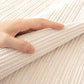 Sofa cover in herringbone chenille fabric