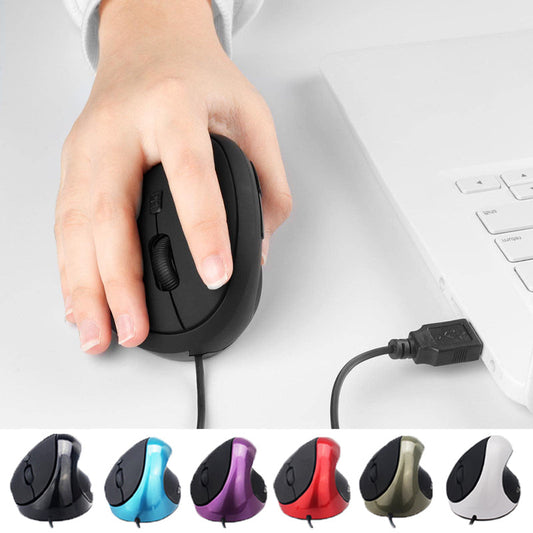 Wired Ergonomic Vertical Mouse with 3 DPI Modes, 6 Buttons