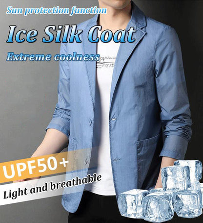 Thin Sun Protection Ice Silk Suit Jacket
