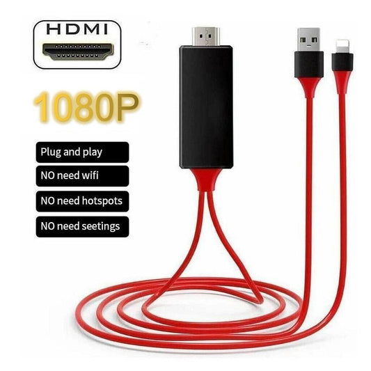 1080P No Lagging HDMI TV Cable-No Network Required For Screen Casting