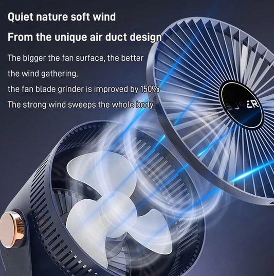 [Can Be Wall-mounted] Rotating Large Air Volume Air Circulation Fan