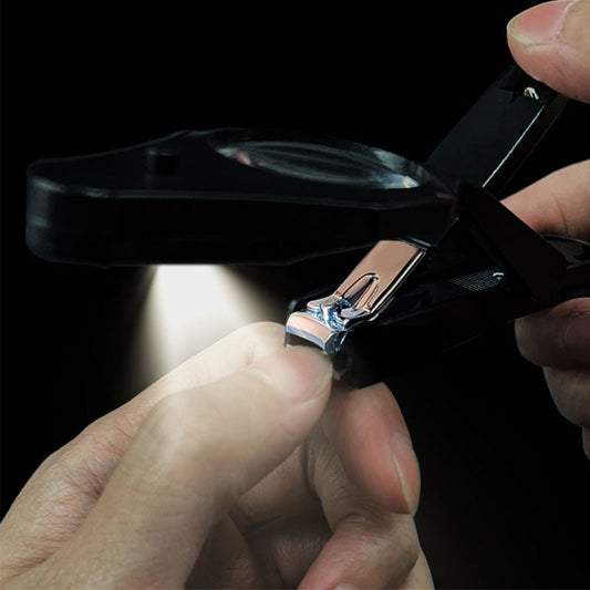 LED Magnifier Nail Scissors