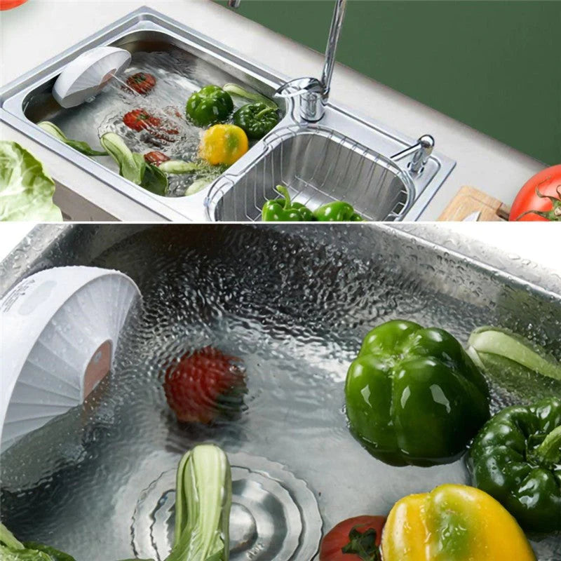Portable ultrasonic washing machines（Suitable for bowls, clothes, glasses, fruits, vegetables and tea sets）-5