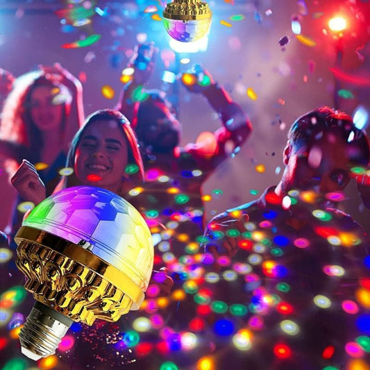 🎅New Year Hot Sale🎄Colorful Rotating Disco Ball Light